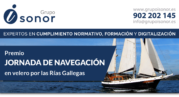 Grupo Isonor. Premio Jornada de navegación en velero