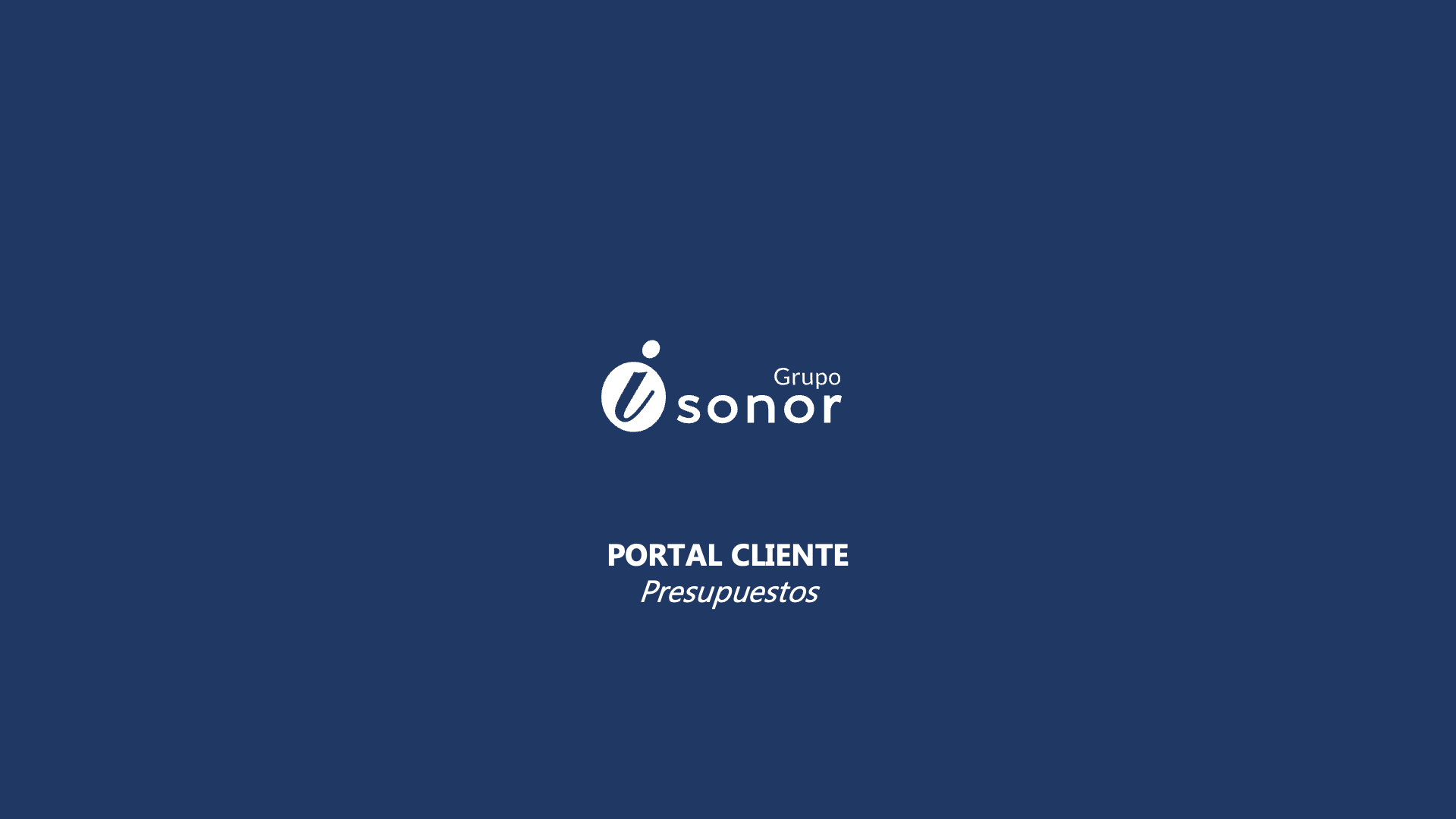 Presupuesto Digital - Grupo Isonor